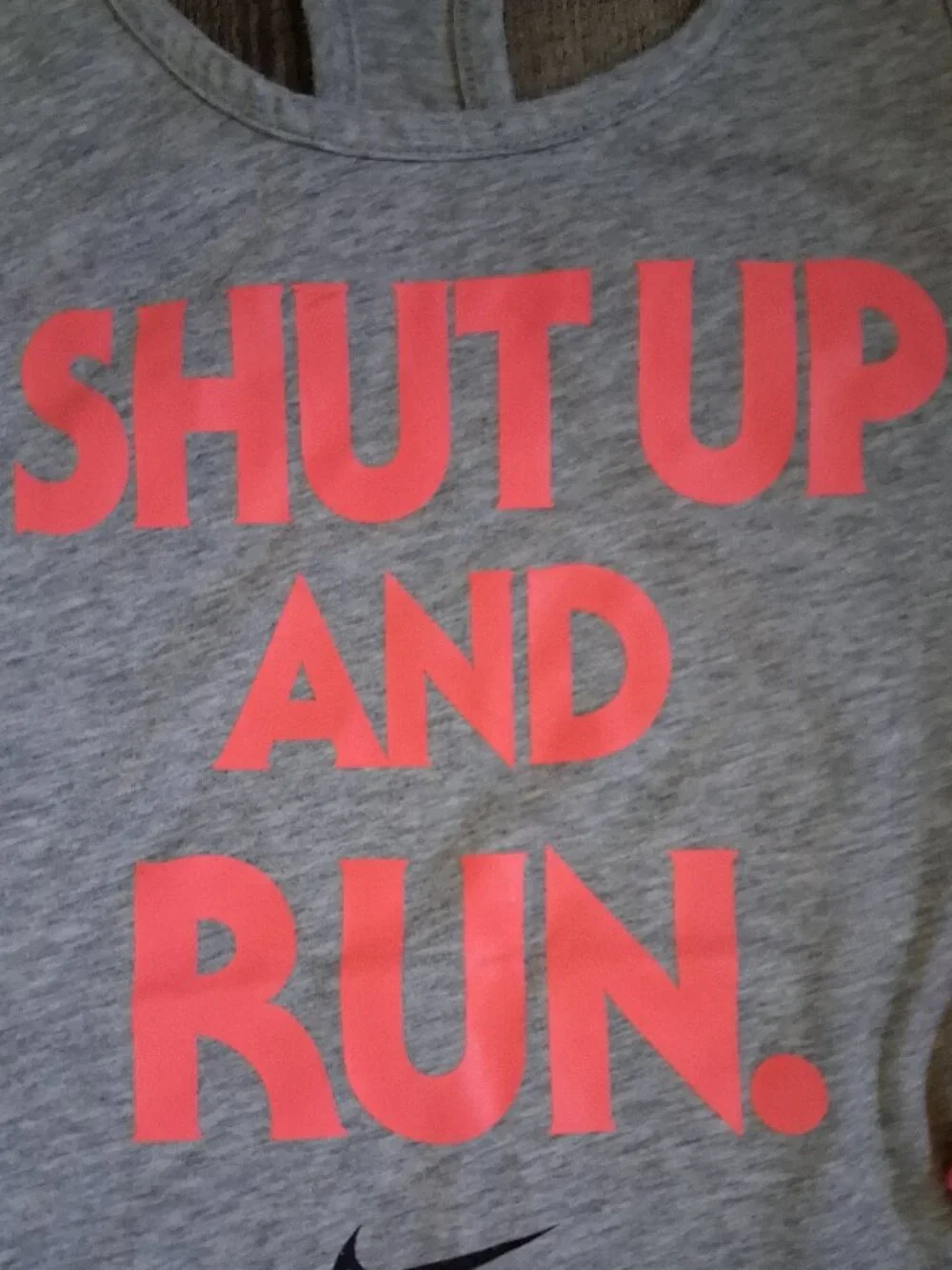 nike shut up and run tank tee xs Victoria secret bra small